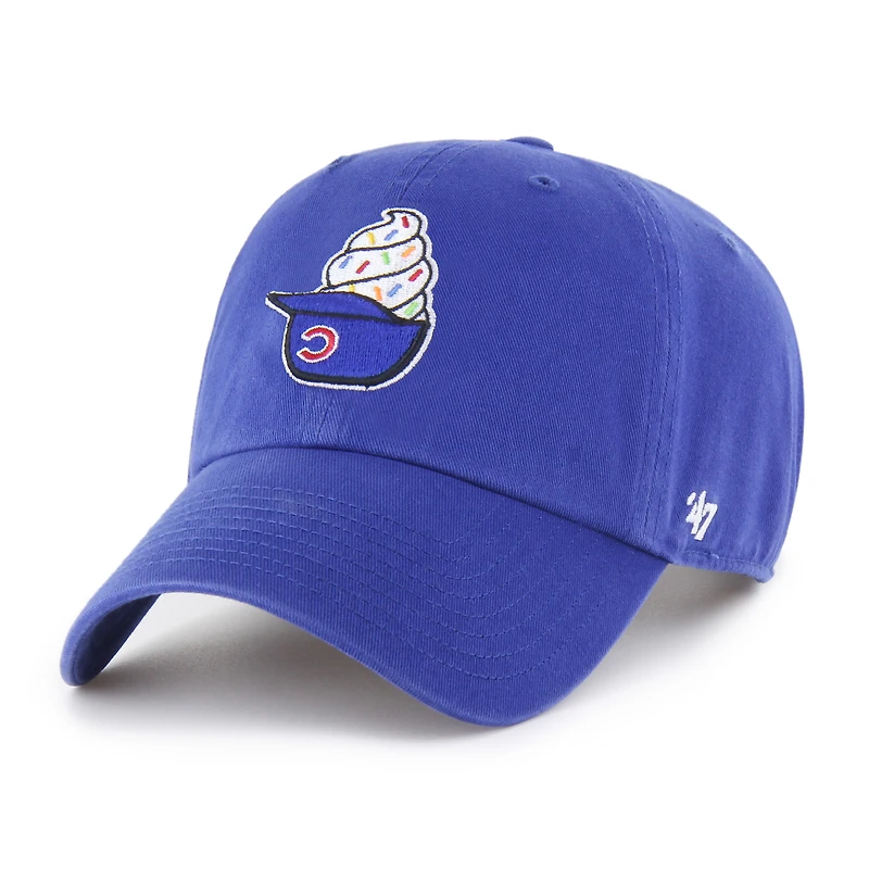 Men's '47 Royal Chicago Cubs Ice Cream Helmet Clean Up Adjustable Hat