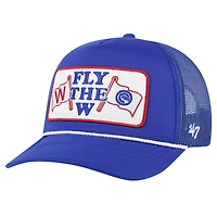 Men's  '47 Royal Chicago Cubs Local Patch Foam Front Trucker Adjustable Hat