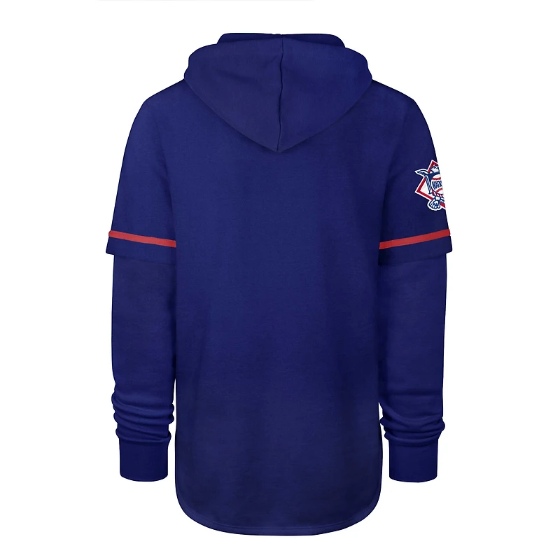 Men's '47 Royal Chicago Cubs Shortstop Pullover Hoodie