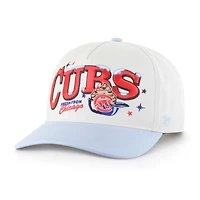 Men's '47 Stone/Light Blue Chicago Cubs Parlor Hitch Adjustable Hat