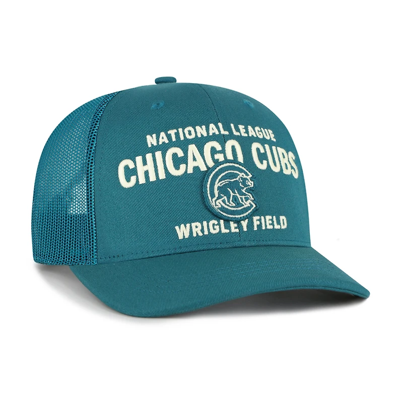 Casquette trucker ajustable Chicago Cubs '47 turquoise pour homme