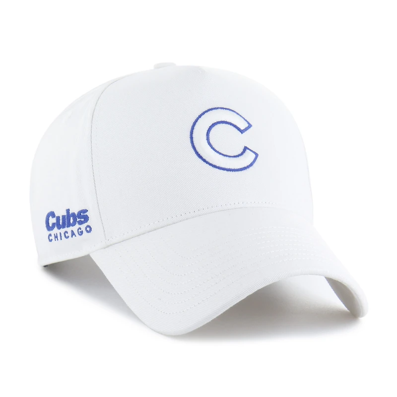 Casquette ajustable Foundational Pinch Offside des Chicago Cubs, modèle blanc 1947, pour homme