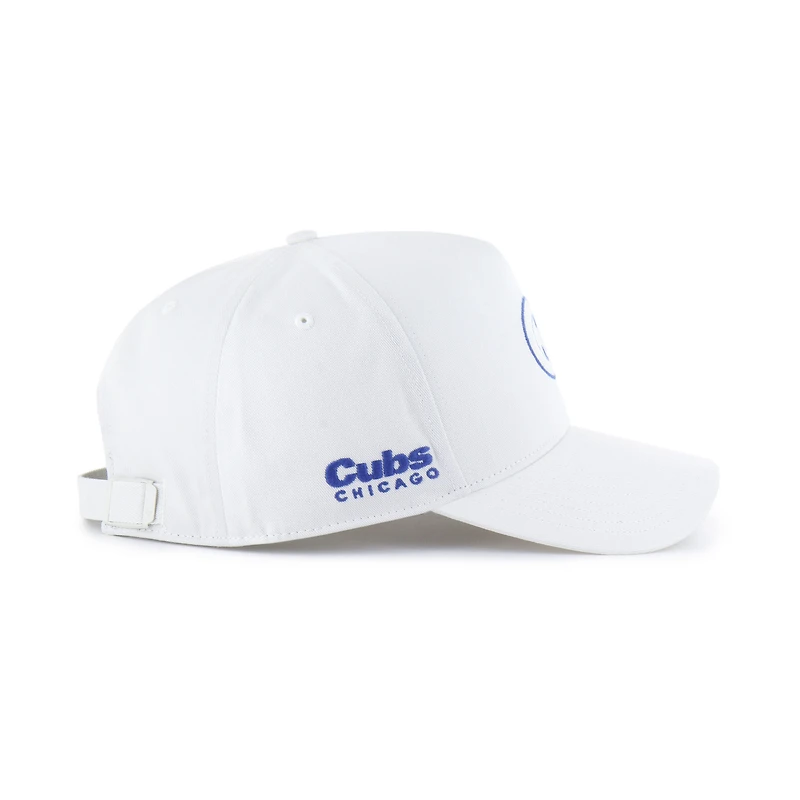 Casquette ajustable Foundational Pinch Offside des Chicago Cubs, modèle blanc 1947, pour homme