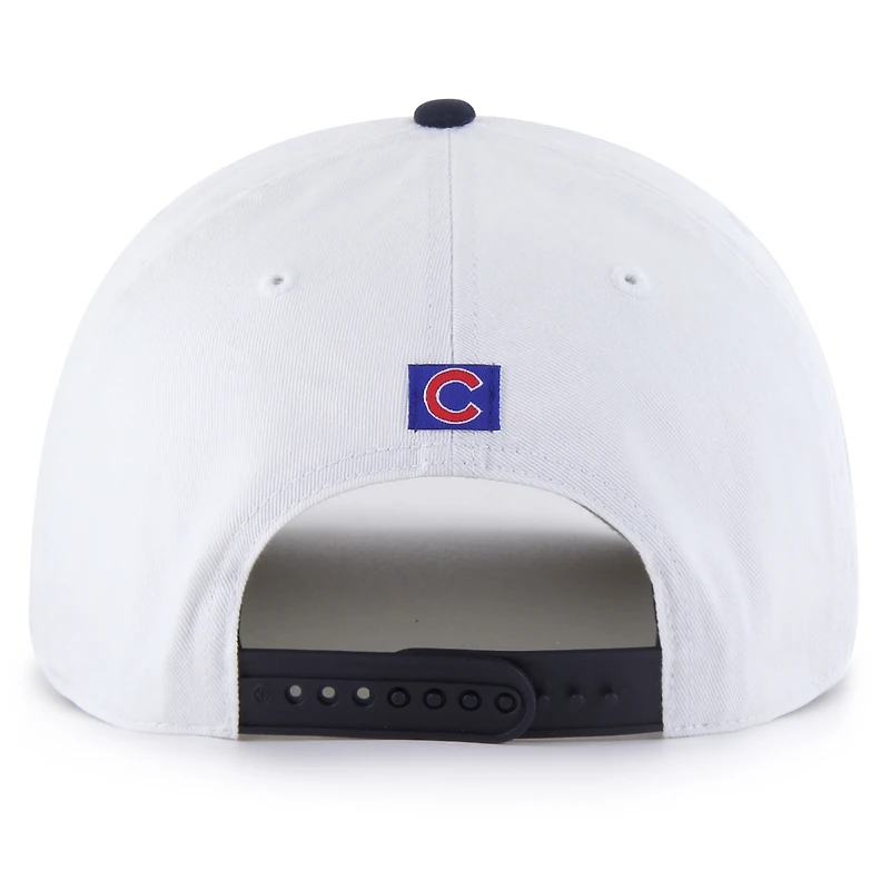Men's '47 White Chicago Cubs Patriotic Overhand Hitch Adjustable Hat