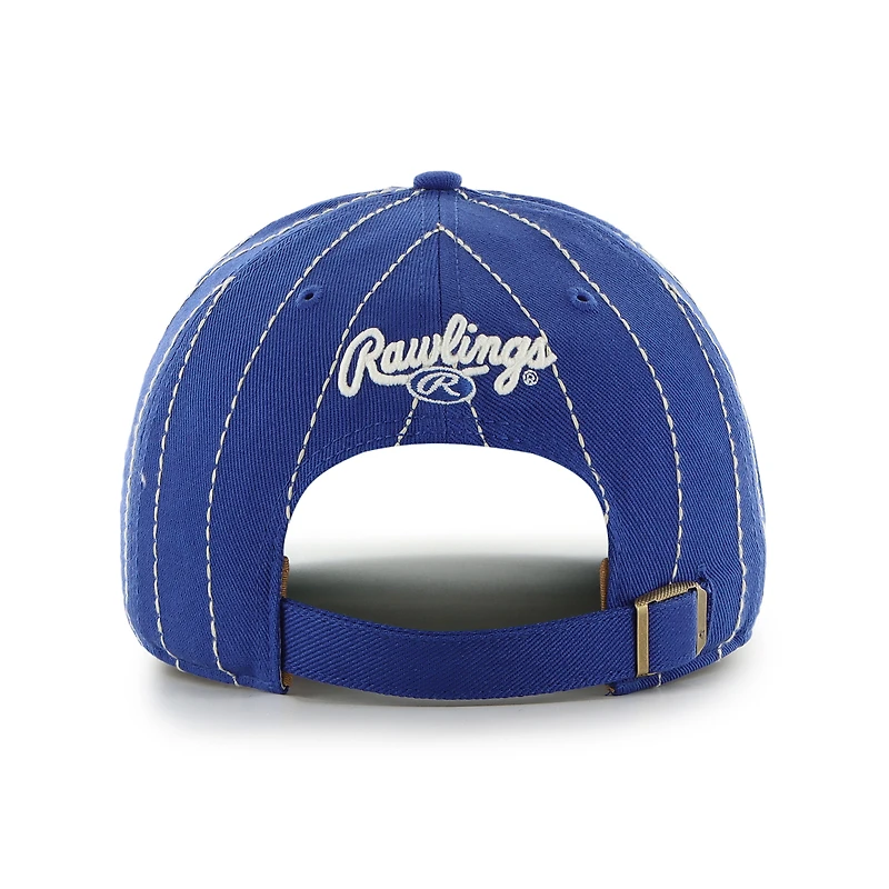 Men's '47 x Rawlings Royal Chicago Cubs Pinstripe Hitch Adjustable Hat