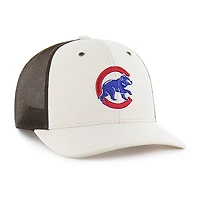 Casquette trucker ajustable Carhartt x '47 Chicago Cubs naturelle/marron non teinte pour homme