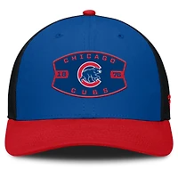 Casquette ajustable Fanatics Royal/Red Cutoff des Chicago Cubs pour homme