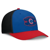 Casquette ajustable Fanatics Royal/Red Cutoff des Chicago Cubs pour homme