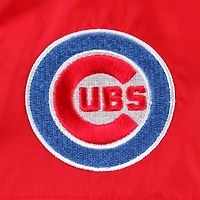 Columbia Royal/Red Chicago Cubs Omni-Shade Flash Forward Challenger Veste coupe-vent entièrement zippée pour homme
