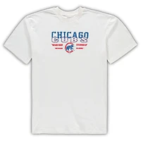 Men's Concepts Sport White/Royal Chicago Cubs Big & Tall Pinstripe Sleep Set