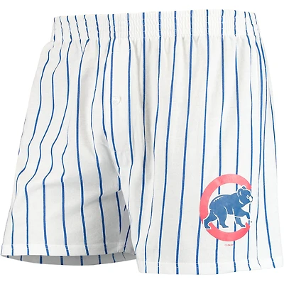 Men's Concepts Sport White Chicago Cubs Vigor Boxer Shorts