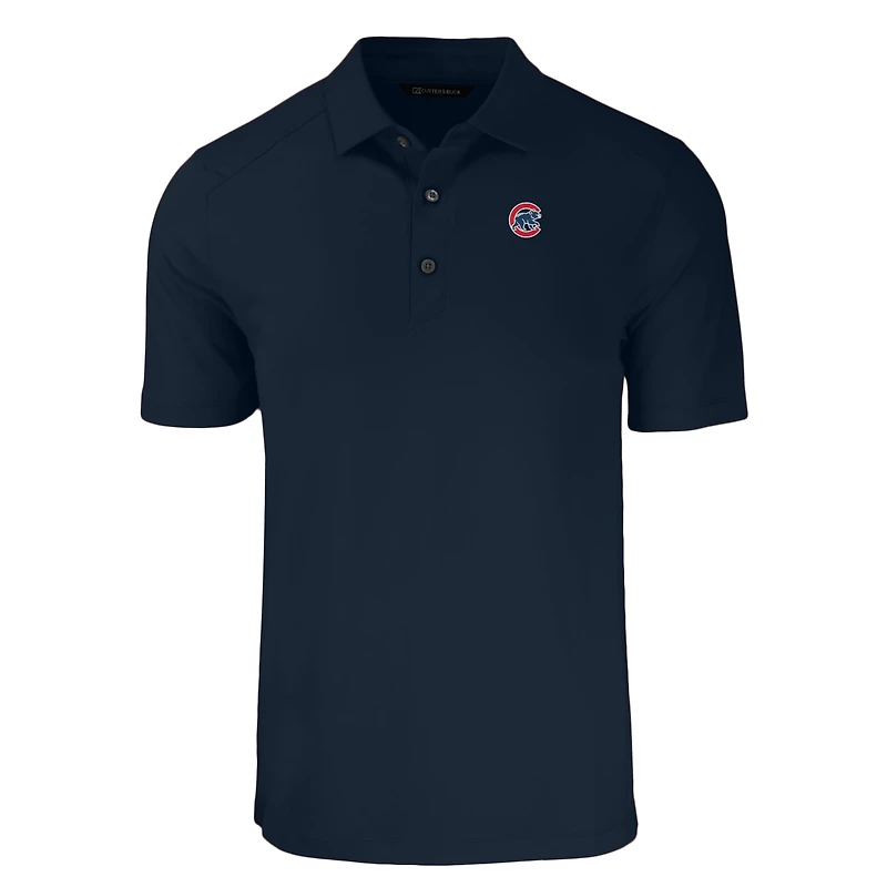 Polo recyclé Forge Eco Stretch bleu marine pour homme, coupe Cutter & Buck, Chicago Cubs, grandes tailles