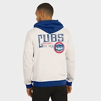 Sweat à capuche zippé en polaire crème des Chicago Cubs pour homme de la collection Darius Rucker par Fanatics