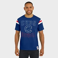 T-shirt à rayures et manches vieillies pour homme, collection Darius Rucker par Fanatics Royal Chicago Cubs