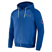 Men's Darius Rucker Collection by Fanatics Royal Chicago Cubs Raglan Full-Zip Hoodie