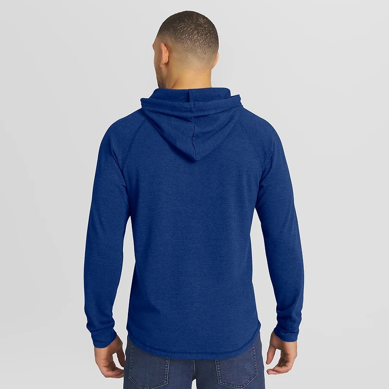Men's Darius Rucker Collection by Fanatics Royal Chicago Cubs Raglan Hooded Long Sleeve T-Shirt