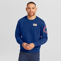 Sweat-shirt à col rond délavé, collection Darius Rucker pour homme par Fanatics Royal Chicago Cubs