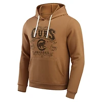 Men's Darius Rucker Collection by Fanatics Tan Chicago Cubs Camp Fleece Pullover Hoodie