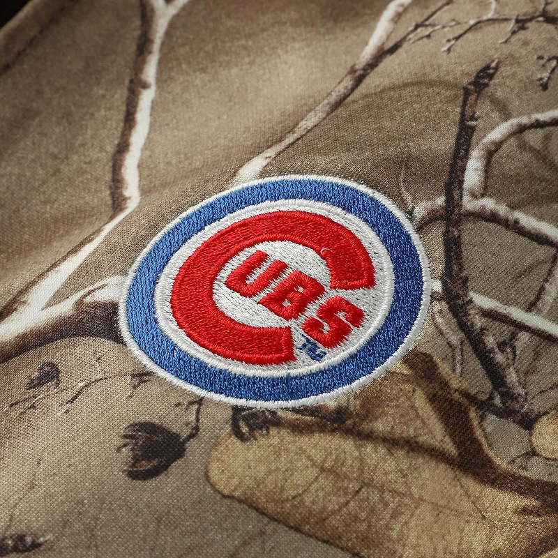 Men's Dunbrooke  Camo Chicago Cubs Trophy Realtree Full-Zip Hoodie