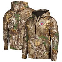 Men's Dunbrooke  Camo Chicago Cubs Trophy Realtree Full-Zip Hoodie