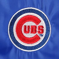 Veste coupe-vent raglan à bouton-pression pour hommes Dunbrooke Royal Chicago Cubs Coach's