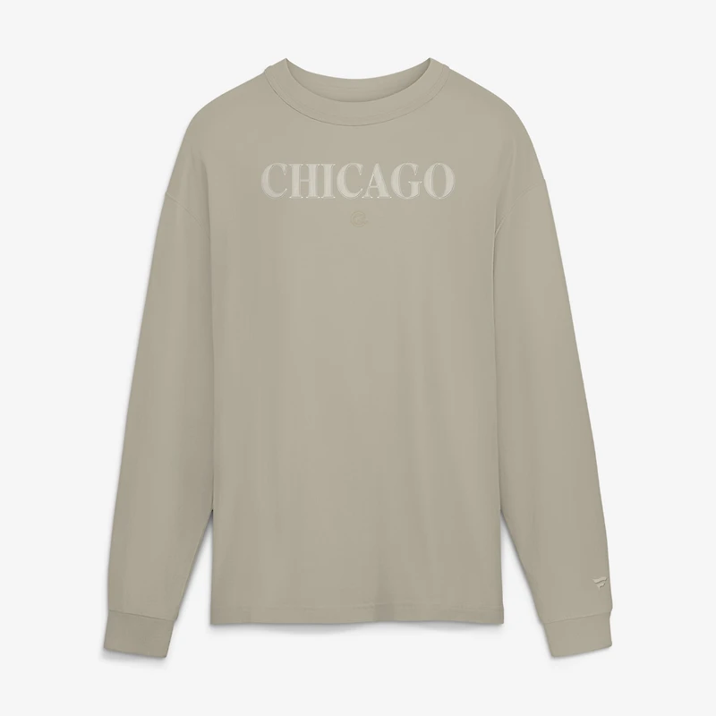 Men's Fanatics Beige Chicago Cubs Elements Long Sleeve T-Shirt