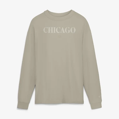 Men's Fanatics  Beige Chicago Cubs Elements Long Sleeve T-Shirt