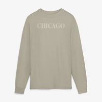 Men's Fanatics  Beige Chicago Cubs Elements Long Sleeve T-Shirt