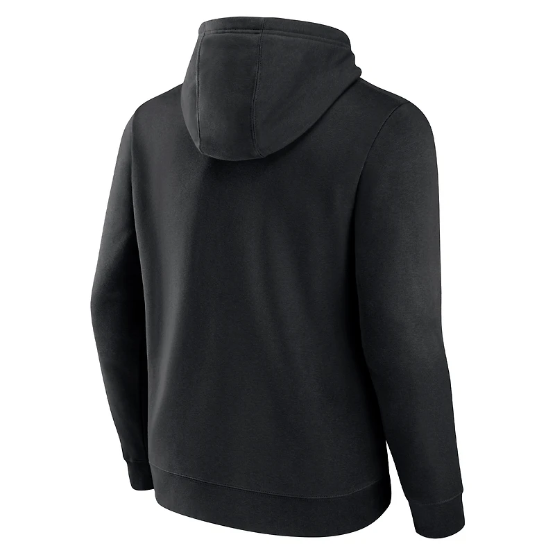 Men's Fanatics Black Chicago Cubs Bases Loaded Pullover Hoodie
