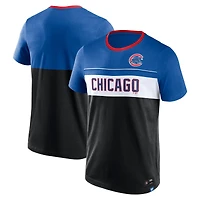 T-shirt noir Fanatics pour hommes des Cubs de Chicago réclament la victoire