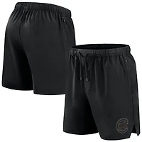 Men's Fanatics Black Chicago Cubs Front Office Micro Tonal Shorts