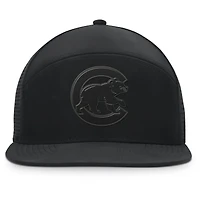 Casquette snapback Fanatics noire Chicago Cubs Horizon pour homme