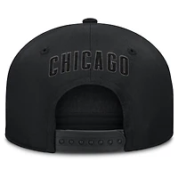 Casquette Snapback Platoon Fanatics noire pour homme des Chicago Cubs