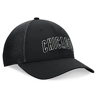 Men's Fanatics Black Chicago Cubs Spacer Mesh Flex Hat