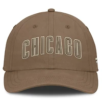 Casquette ajustable Fanatics marron Chicago Cubs Level Up Herth pour homme