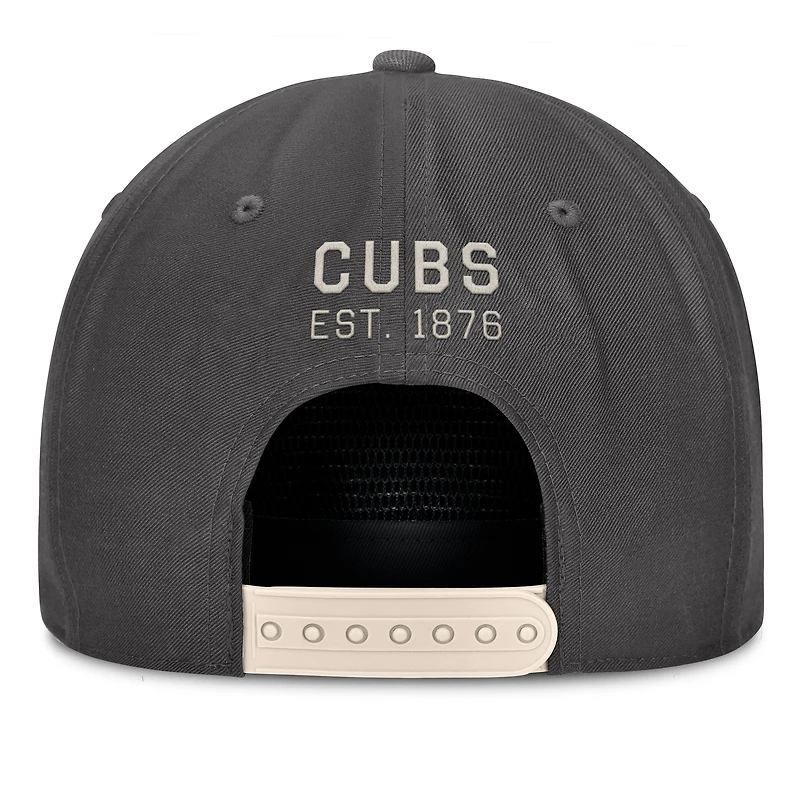 Casquette ajustable Fanatics pour homme, couleur anthracite