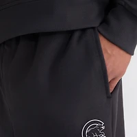 Men's Fanatics Charcoal Chicago Cubs Clutch Fleece Tri-Blend Joggers