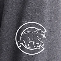 Men's Fanatics Charcoal Chicago Cubs Clutch Long Sleeve Hooded T-Shirt