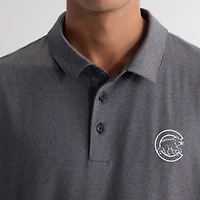 Men's Fanatics Charcoal Chicago Cubs Clutch Polo