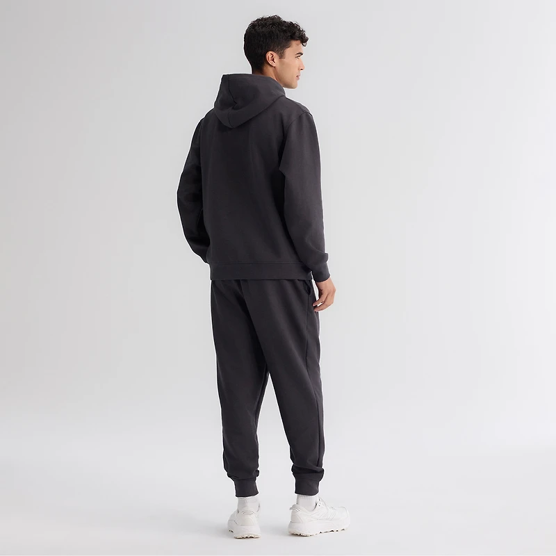Sweat à capuche Fanatics pour homme, couleur anthracite, Chicago Cubs Clutch, mélange de trois matières.