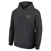Men's Fanatics Charcoal Chicago Cubs Clutch Tri-Blend Hoodie