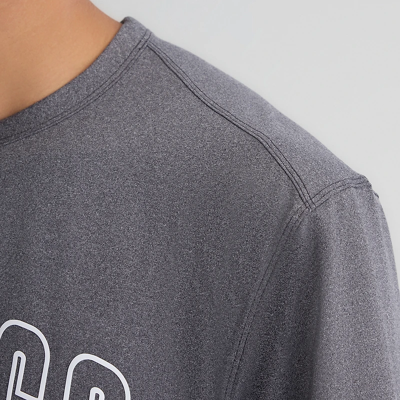 T-shirt Fanatics Charcoal Chicago Cubs Clutch Winning Edge pour homme