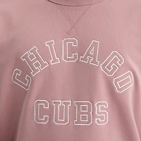 Men's Fanatics Faded Rose Chicago Cubs Iconic Terry Sweatshirt