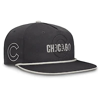 Men's Fanatics Graphite Chicago Cubs Gapper Snapback Hat