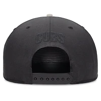 Casquette à pression Gapper pour homme Fanatics Graphite Chicago Cubs