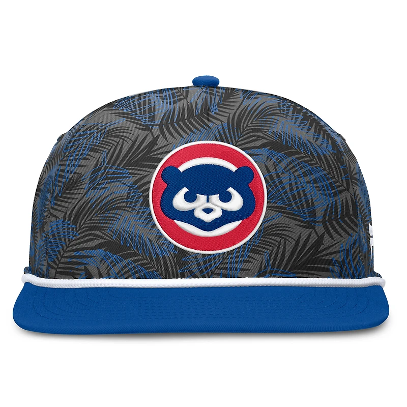 Men's Fanatics Gray/Royal Chicago Cubs Spring Training Moon Golfer Adjustable Hat