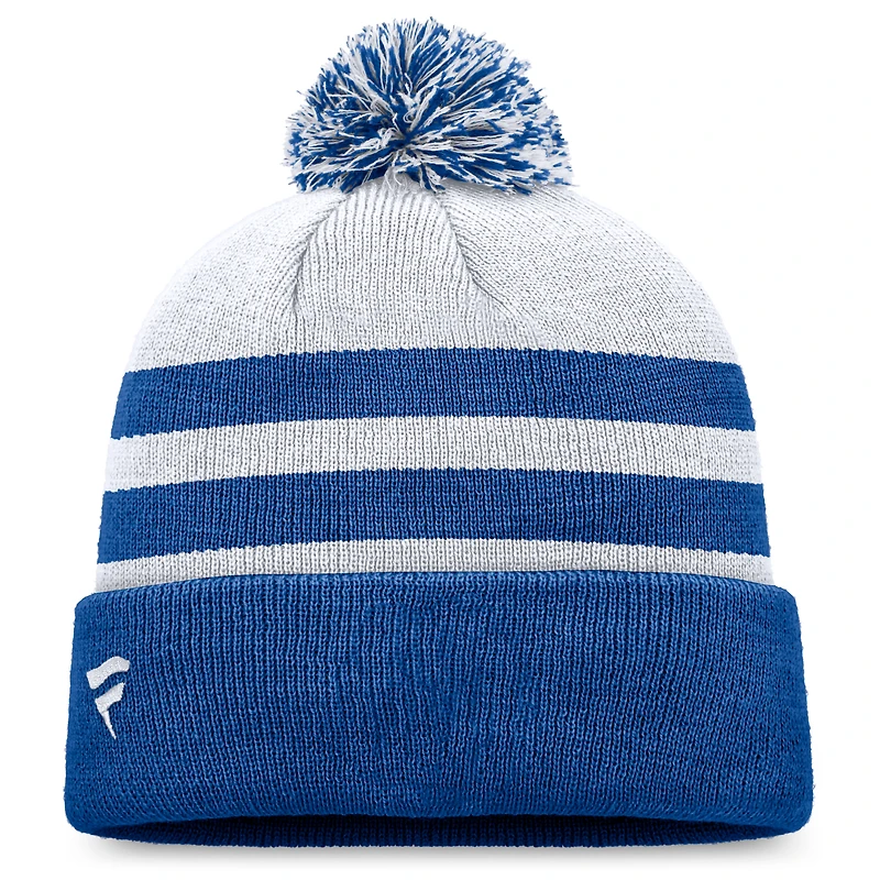 Men's Fanatics Gray Chicago Cubs Cuffed Knit Hat with Pom
