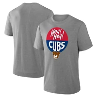 T-shirt tri-mélange IYKYK hommage aux Cubs de Chicago pour homme, gris chiné, Fanatics