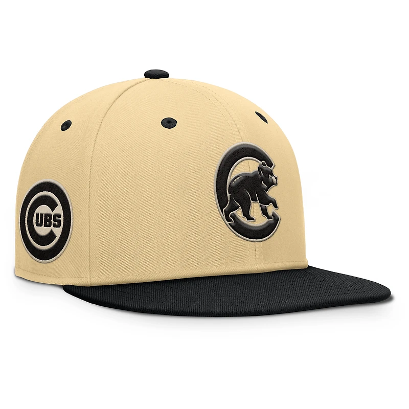Casquette ajustable Fanatics kaki Chicago Cubs Duel pour homme