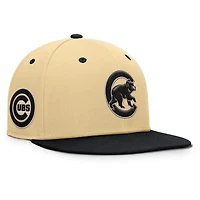 Casquette ajustable Fanatics kaki Chicago Cubs Duel pour homme